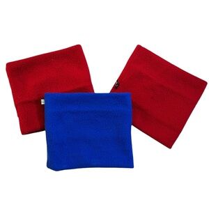 Lot (3) Vintage 90’s Turtle Fur Neck Ear Warmers Scarves Fleece Youth USA